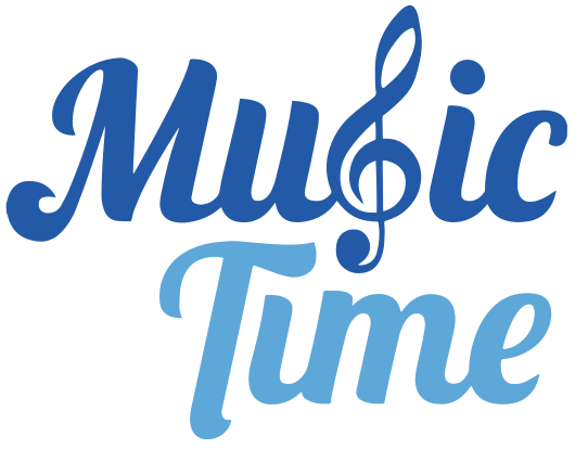 Music Time School logo - blue